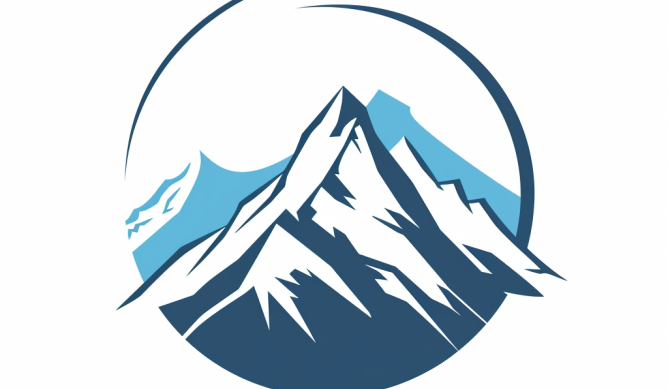 yecayeca un logo simple pour un site web sur la montagne. fond 9c150769 cf85 4f2e b9f5 cedb85d8599d